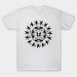 Butterflies with skull mandala T-Shirt